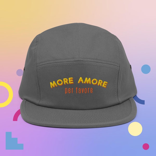 More Amore, per favore. Mehr Liebe bitte. Cappy with Attitude, Trendige Streetwear, Verstellbar, Modisch, Perfektes Geschenk, Vintage style