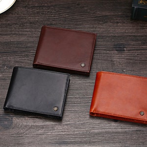 Cronus & Rhea - Cartera de lujo con compartimento para monedas de cuero exclusivo (Plutus) - Wallet Money clip