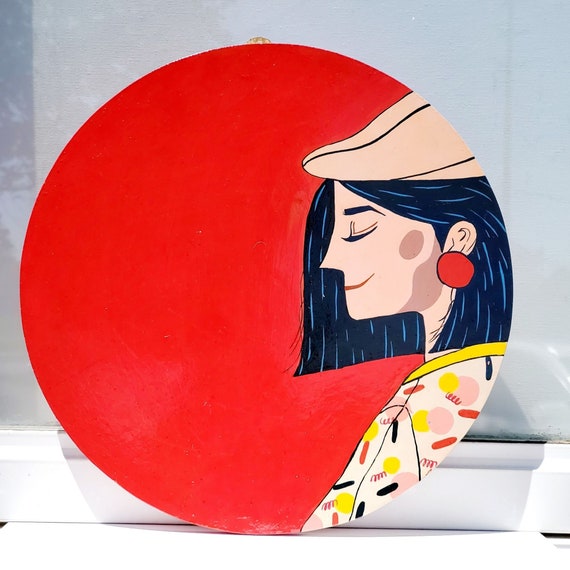 Japanese Girl Anime Wall Art Minimalist Anime Anime Gift Etsy