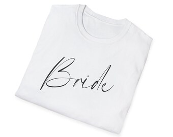 Custom Bridal and Bridesmaids Shirts T-Shirt- Bride Squad Shirts, Bridesmaids Shirt