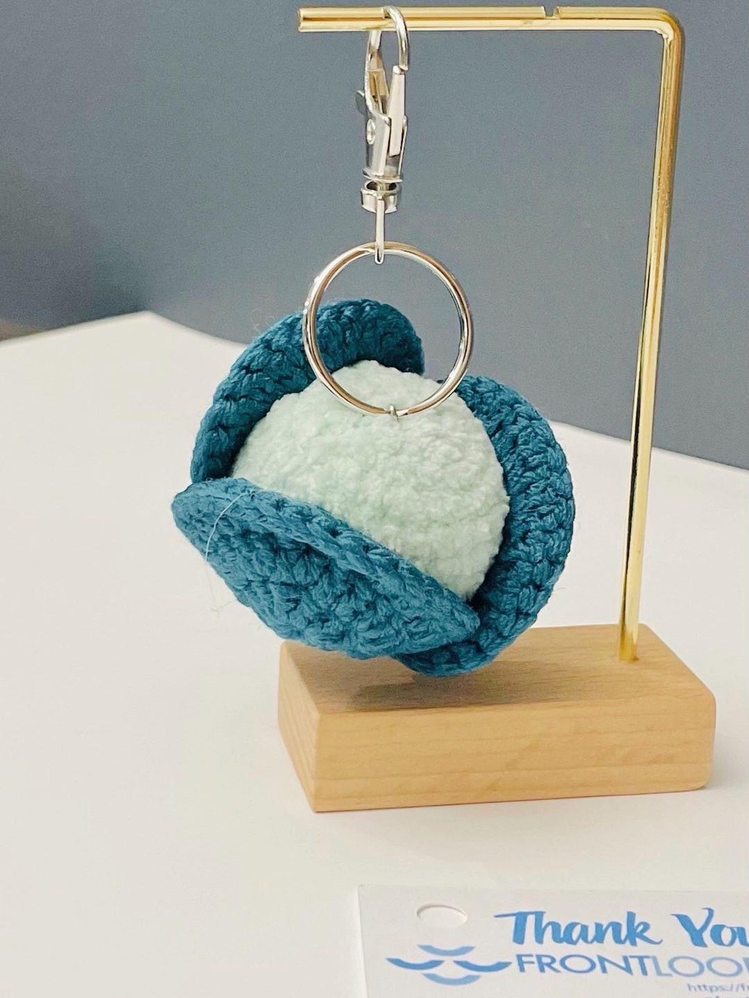 Cabbage Key Chain Crochet Cabbage Keychain – Handmade Vegetable Bag Accessory, Cozy Yarn ...