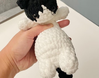 Crochet Cat Plush – Handmade Amigurumi Stuffed Animal