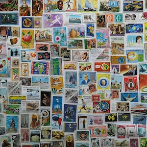 Sellos postales de África - USADOS y sin papel - 300 a 2000 ejemplares diferentes - coleccionismo, manualidades, collage, decoupage, scrapbooking