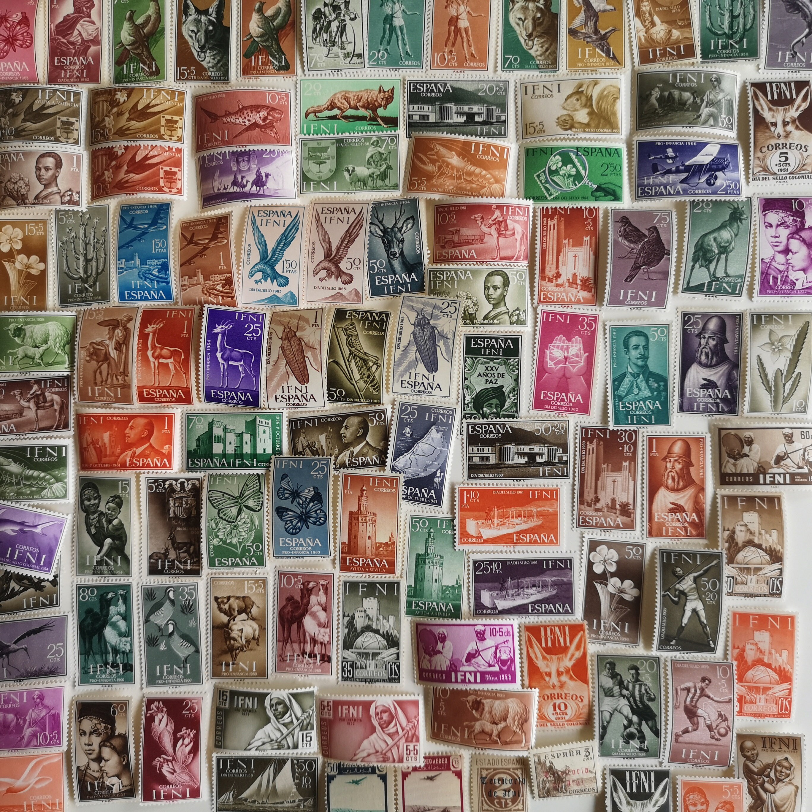 Ifni Postage Stamps - 25 to 100 Different - Used and off Paper ...