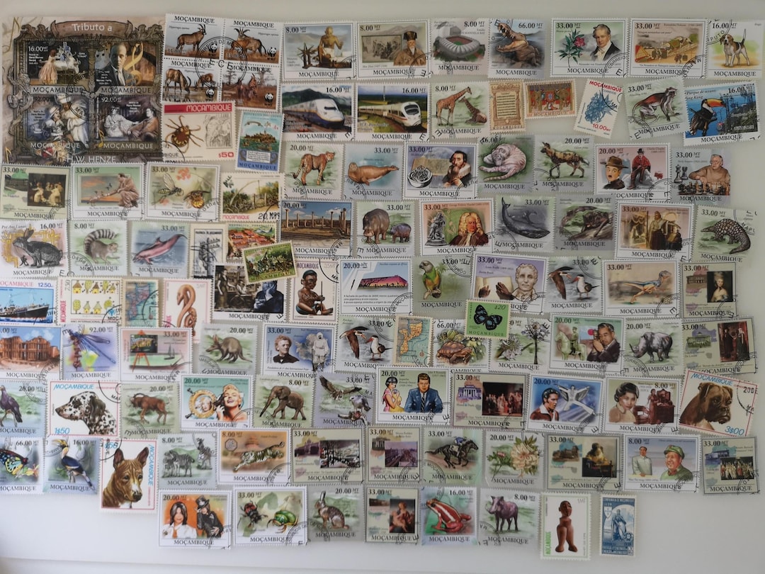 Mozambique Postage Stamps - 100 to 300 Different - USED & off Paper ...