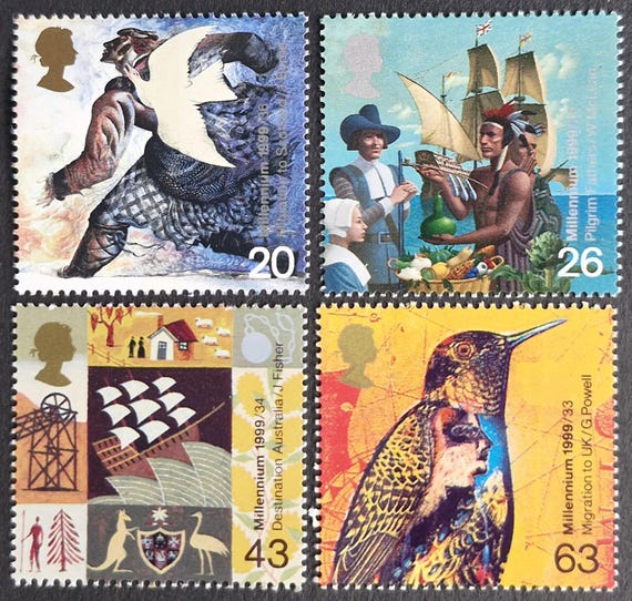 4077　外国切手　イギリス　1993年　クリスマス　可愛いデザイン　5種完 4077 外国切手 イギリス 1993年 クリスマス 可愛いデザイン 5種完