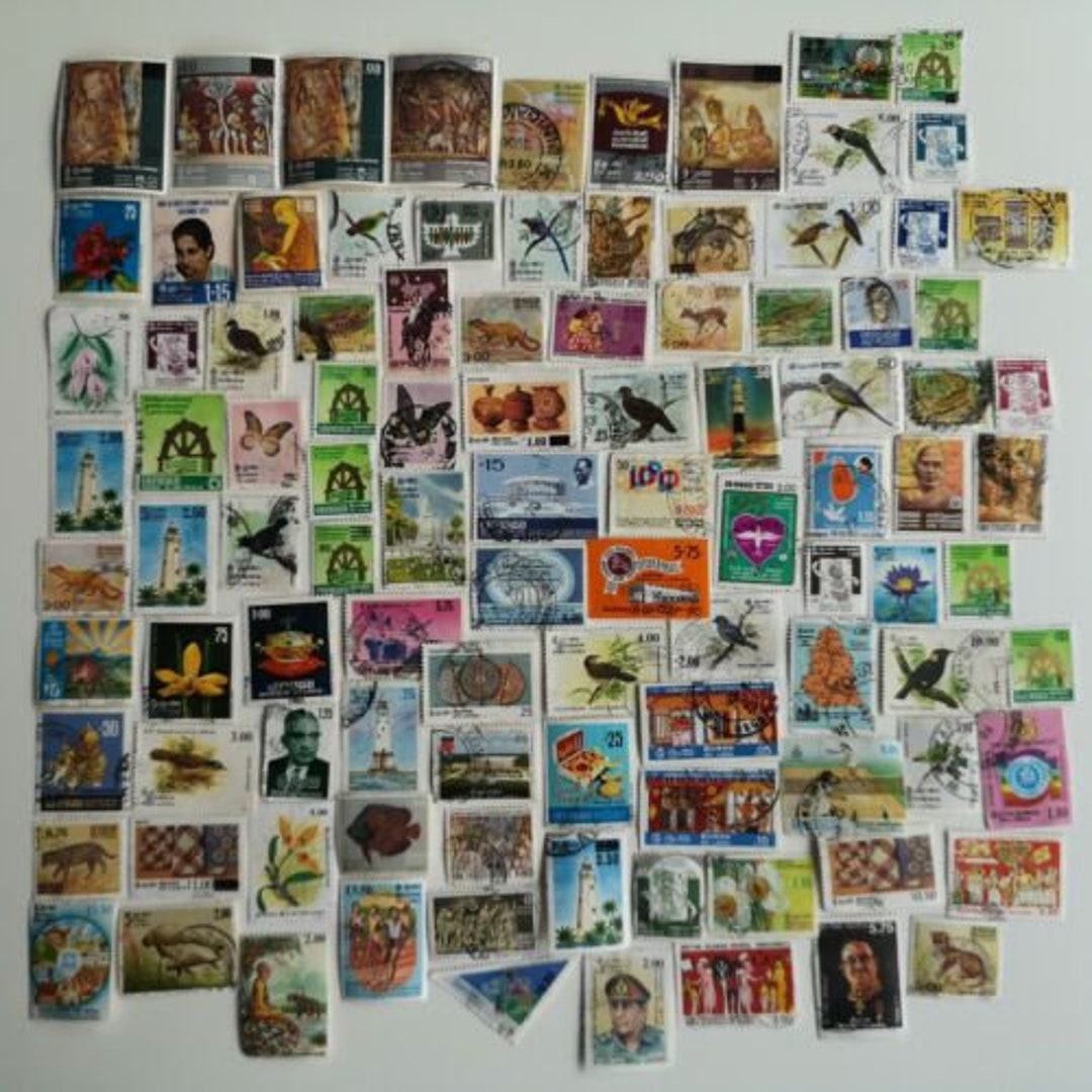 Sri Lanka Postage Stamps USED & off Paper 100 to 500 Different