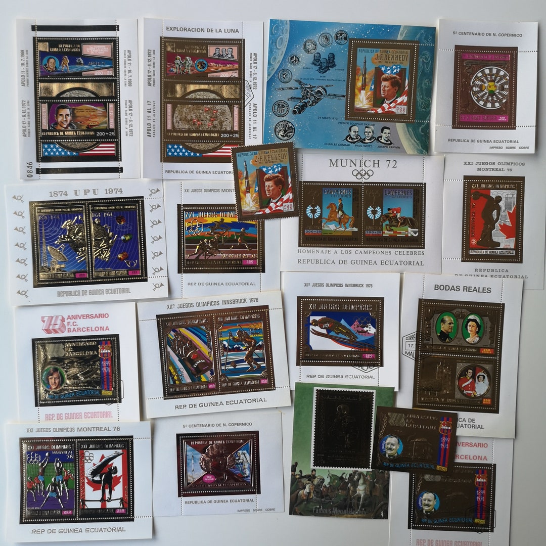 Gold Postage Stamps - 25 Different - USED & off Paper - Collecting ...