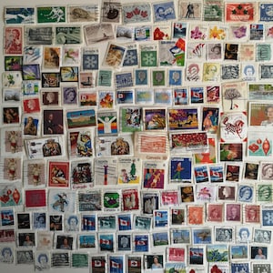 Sellos postales de Canadá - USADOS y sin papel - Entre 200 y 2500 ejemplares diferentes - Para coleccionar, hacer manualidades, collages, decoupage y álbumes de recortes