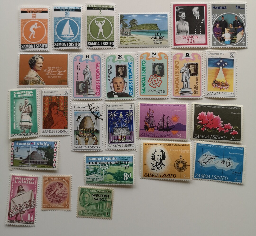Samoa Postage Stamps - USED & off Paper - 25 to 300 Different ...