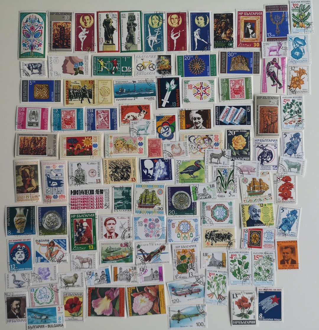 Bulgaria Postage Stamps - USED & off Paper - 100 to 1000 Different ...
