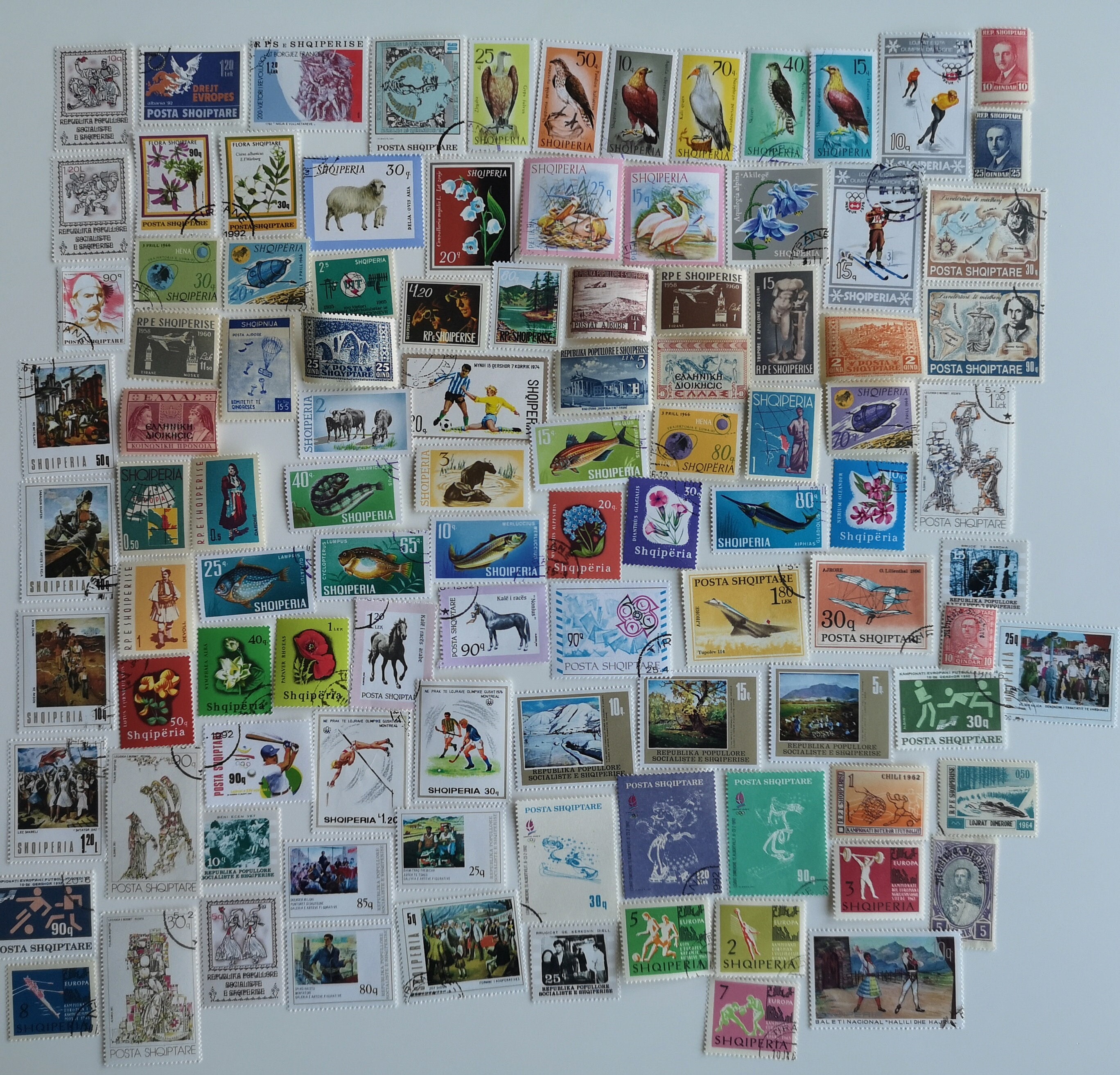Albania Postage Stamps - USED & off Paper - 100 to 500 Different ...