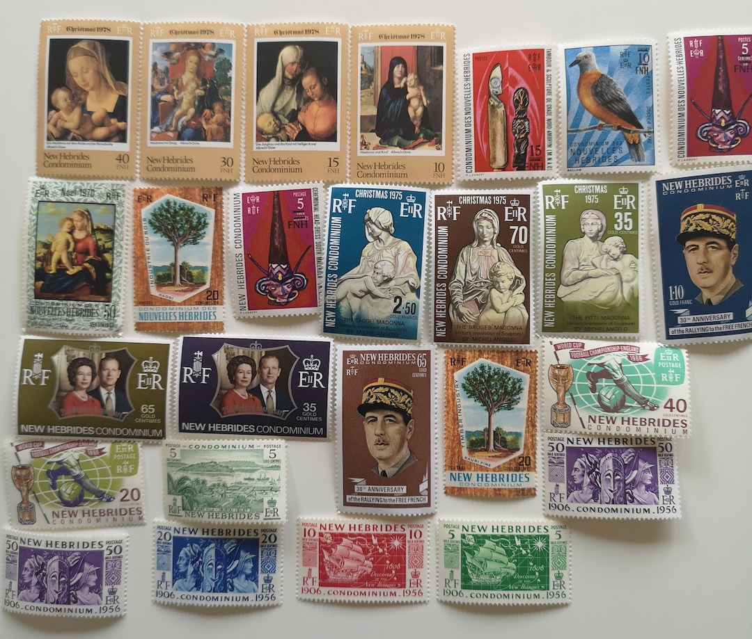 A1295 外国切手　英仏共同統治領ニューヘブリディーズ切手 A1295 外国切手 英仏共同統治領ニューヘブリディーズ切手 A1295