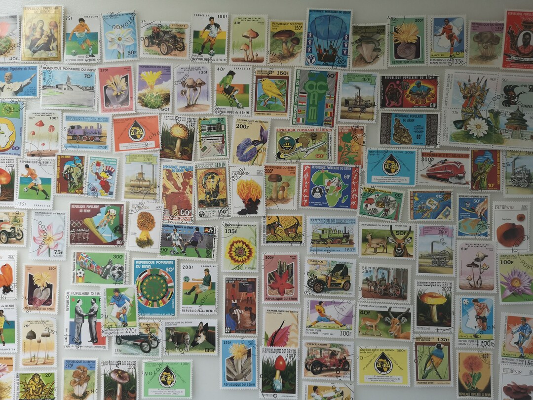 Benin Postage Stamps - USED & off Paper - 100 to 500 Different ...