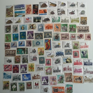 Sellos postales de Sudáfrica - USADOS y sin papel - 100 a 500 diferentes - coleccionismo, manualidades, collage, decoupage, scrapbooking