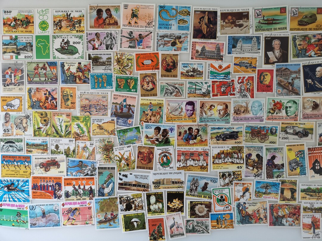 Niger Postage Stamps - USED & off Paper - 100 to 300 Different ...