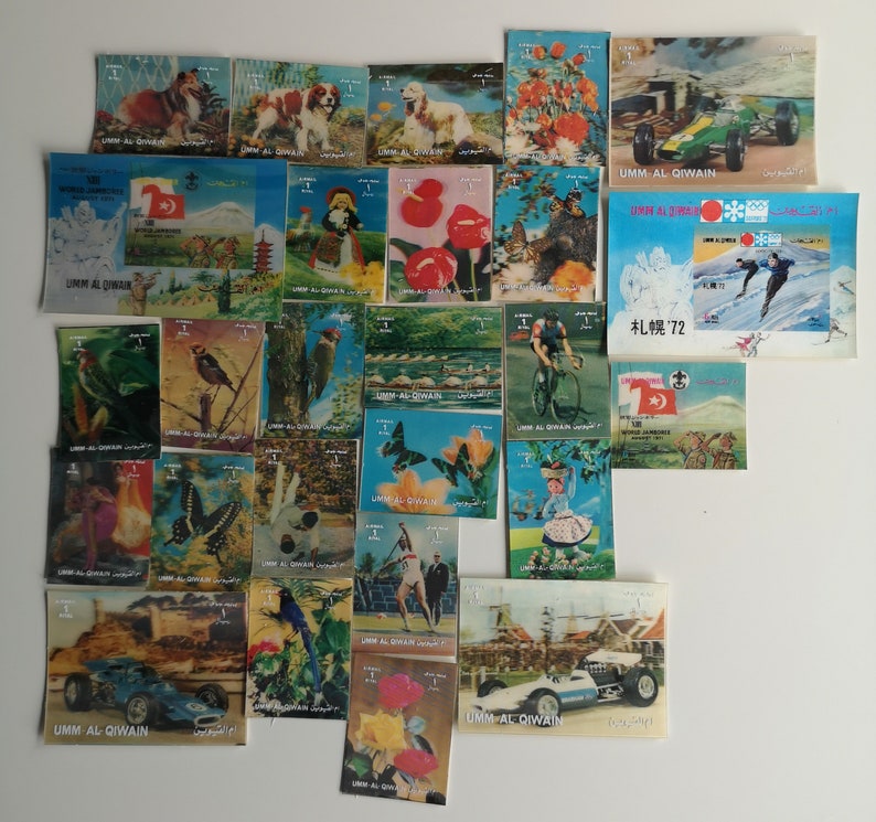 3D Postage Stamps - USED & off Paper - 25 to 100 Different - Collecting ...