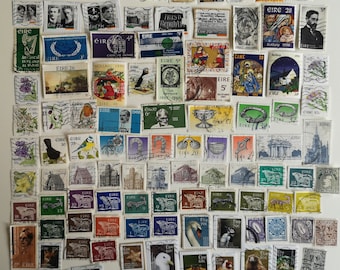 インドネシアの切手 - 100～500種類 - 使用済みおよび紙切れ - 収集