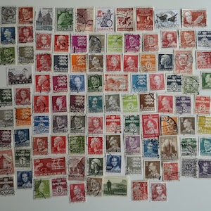Francobolli della Danimarca - USATI e fuori carta - Da 100 a 1500 pezzi diversi - Per collezionismo, artigianato, collage, decoupage, scrapbooking