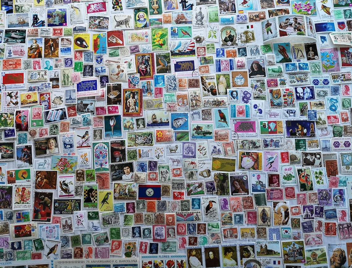 Worldwide Postage Stamps - USED and off Paper - 200 to 20,000 Different ...