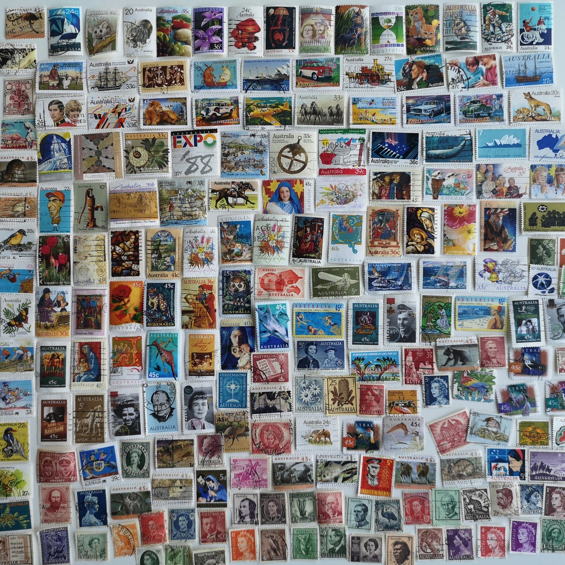 Australia Postage Stamps - USED & off Paper - 200 to 3000 Different ...