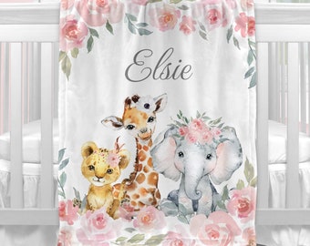Personalized Baby Blanket | Baby Girl Gift Unique | Custom Baby Girl Blanket with Name | Personalized Baby Gifts for Girl, Newborn and Kids