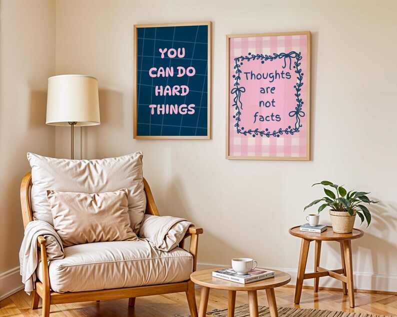 16 Trendy Mental Health Posters, Wall Art Bundle for Therapy Office ...