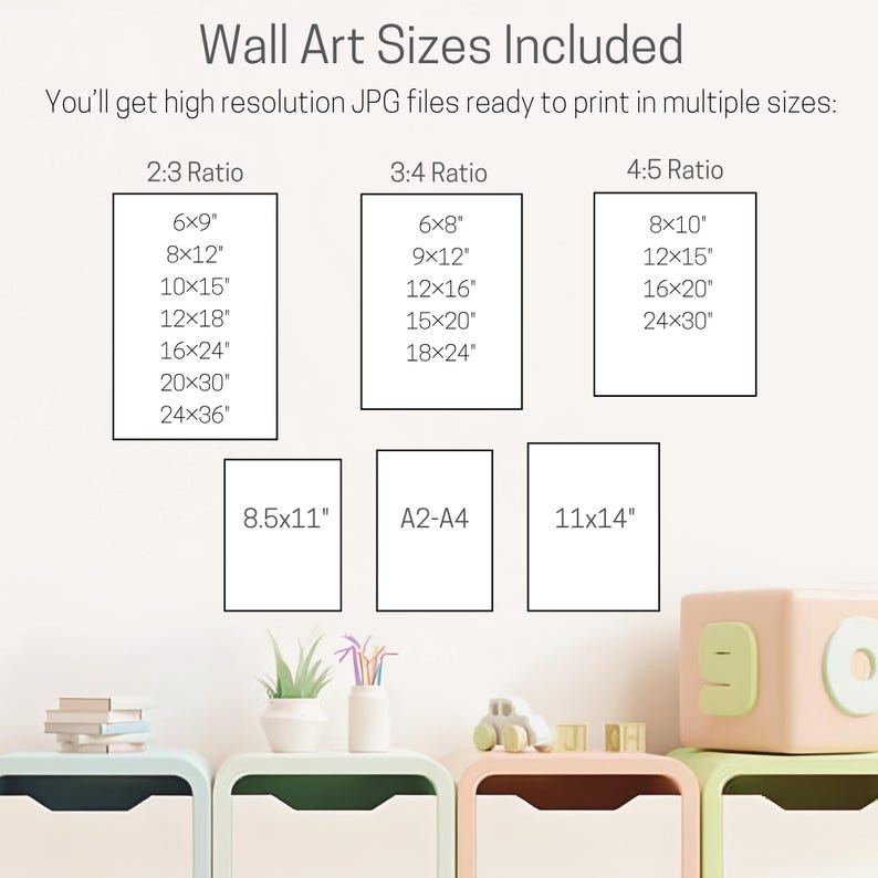 Educational Posters Set of 16, Homeschool Learning Prints and Charts, Playroom Wall Decor, Montessori Toddler Room Wall Art image 9