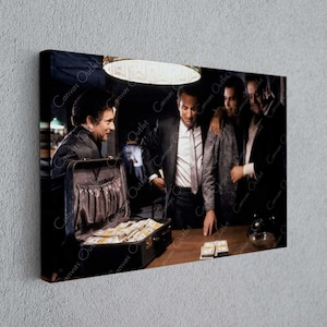 Goodfellas Iconic Money Movie Scene Canvas Print Fine Art Photography Art Canvas Poster Wall Canvas Wall Art Home Handmade