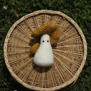 Plush Mushroom Pal Crochet Pattern, Mushroom Amigurumi, Mushroom Stuffed Animal image 5