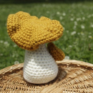 Plush Mushroom Pal Crochet Pattern, Mushroom Amigurumi, Mushroom Stuffed Animal image 6