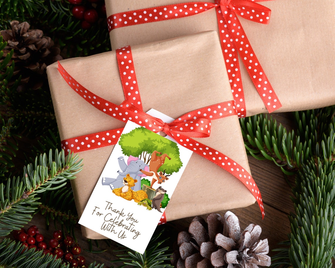 Printable Gift Tags for Kids Giftsthank You for Celebrating - Etsy