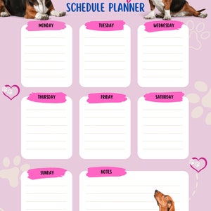Digital dog care planner, digital dog weeklz planner, digital printables instant download,5 pdfs readz to download on your pc 5 dog planners