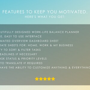 Here's what you get when purchasing this planner!