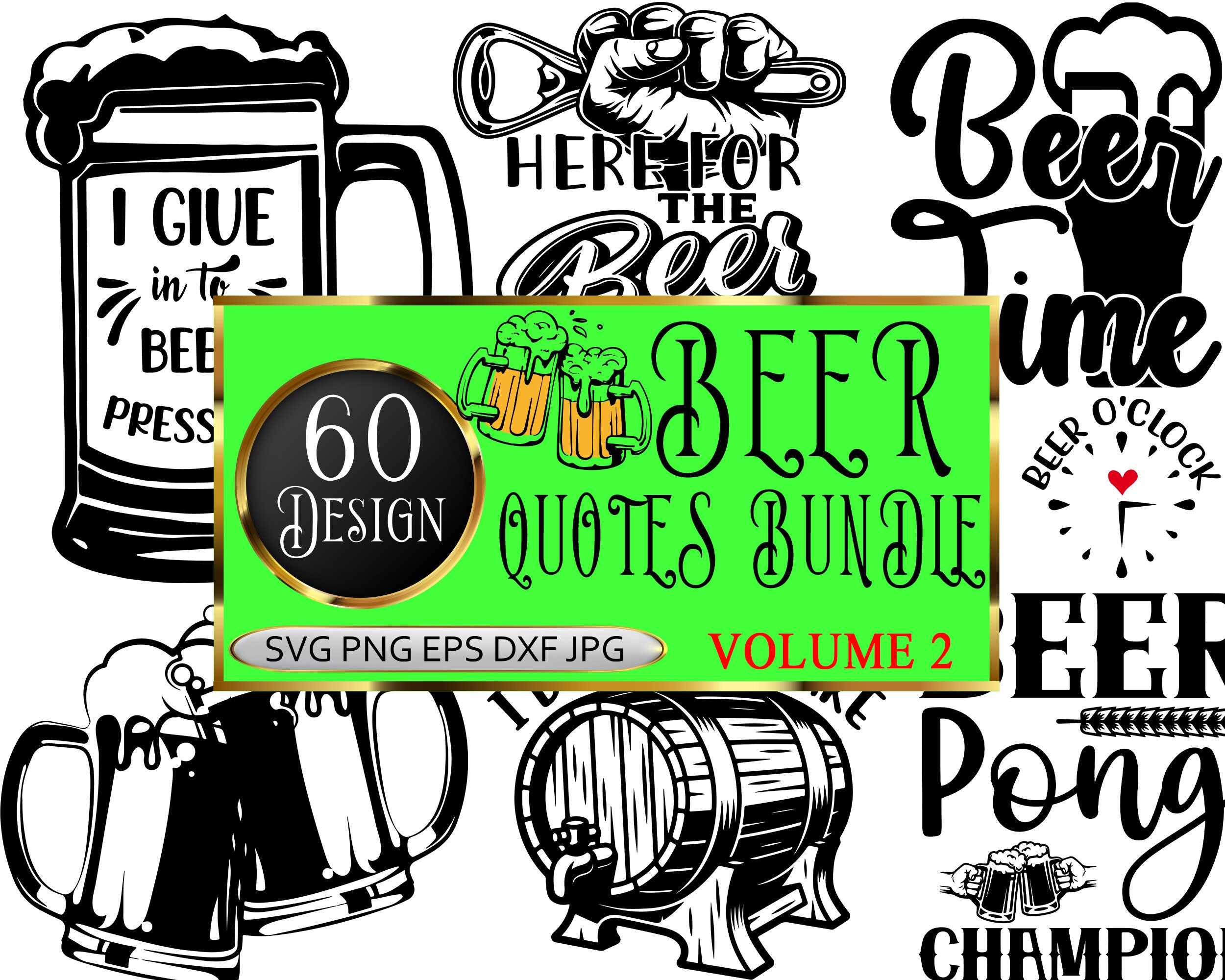 Beer Quotes SVG Bundle, Beer PNG, Beer Saying Svg, Beer Cheers Svg, Cut ...