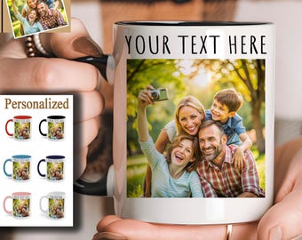 Custom Photo Coffee Mug: Personalized Ceramic Mug with Pictures 11oz 15oz