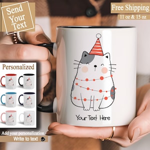 Personalized Kids Coffee Mug: Custom Name or Text Ceramic Mug 11oz 15oz