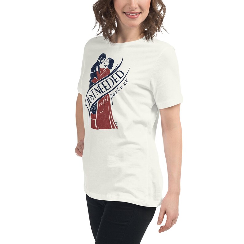The Right Partner Women's Relaxed Tee | Captain America Fan Art
