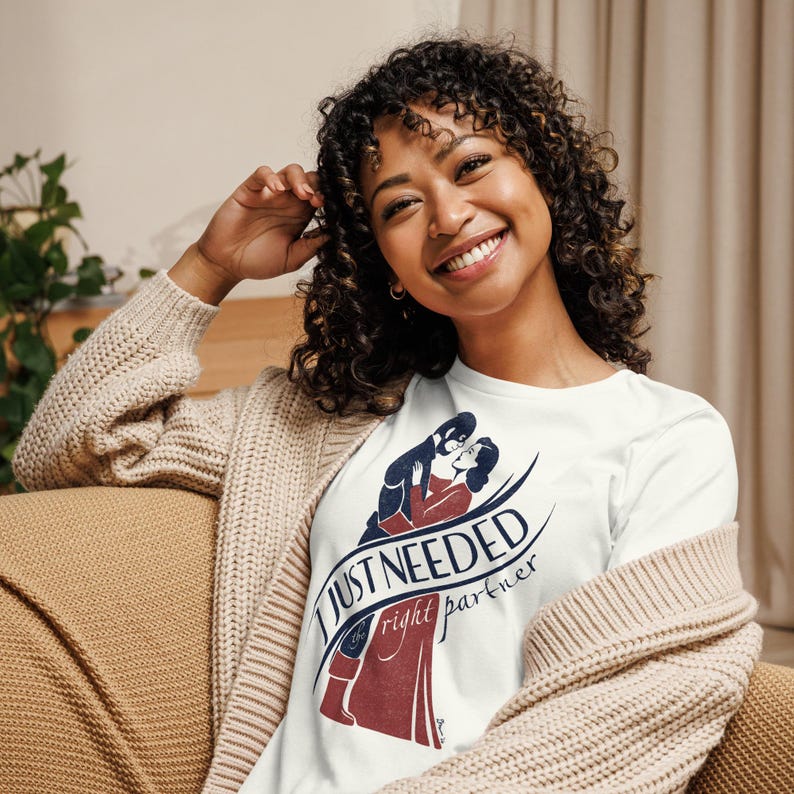 The Right Partner Women's Relaxed Tee | Captain America Fan Art