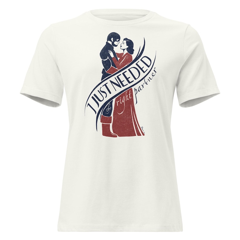 The Right Partner Women's Relaxed Tee | Captain America Fan Art