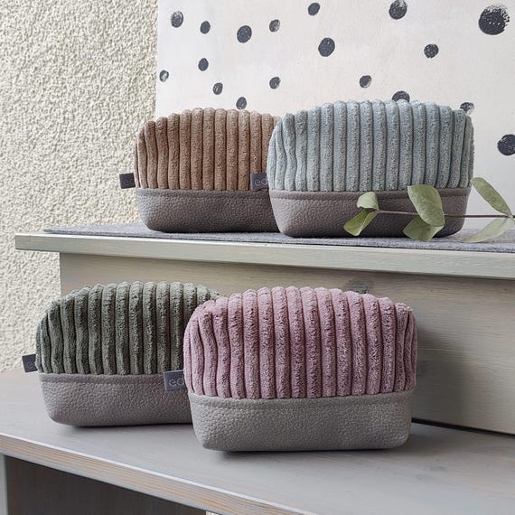 Kosmetiktasche „Mariechen“ / verschiedene Farben, Boxy-Bag, Kulturtasche, Aufbewahrung