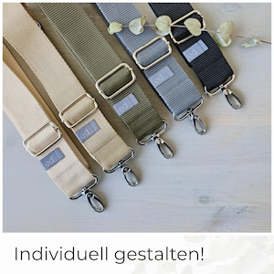 Individueller Taschengurt 4cm zum Verstellen – Wechselgurt für Handtaschen – Schulterriemen Taschenriemen Schultergurt Taschenband