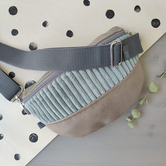 Kleine Crossbody Bag Damen – Leichte Umhängetasche Reißverschluss Innenfach – Oliv, Mint, Taupe – Tasche „Caro“