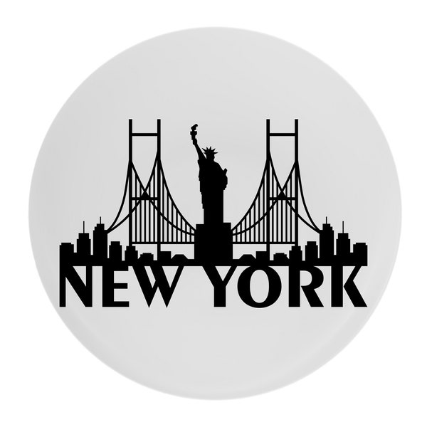 New York SVG, New York City Vector Skyline, New York City siluet, Skyline Clipart, New York