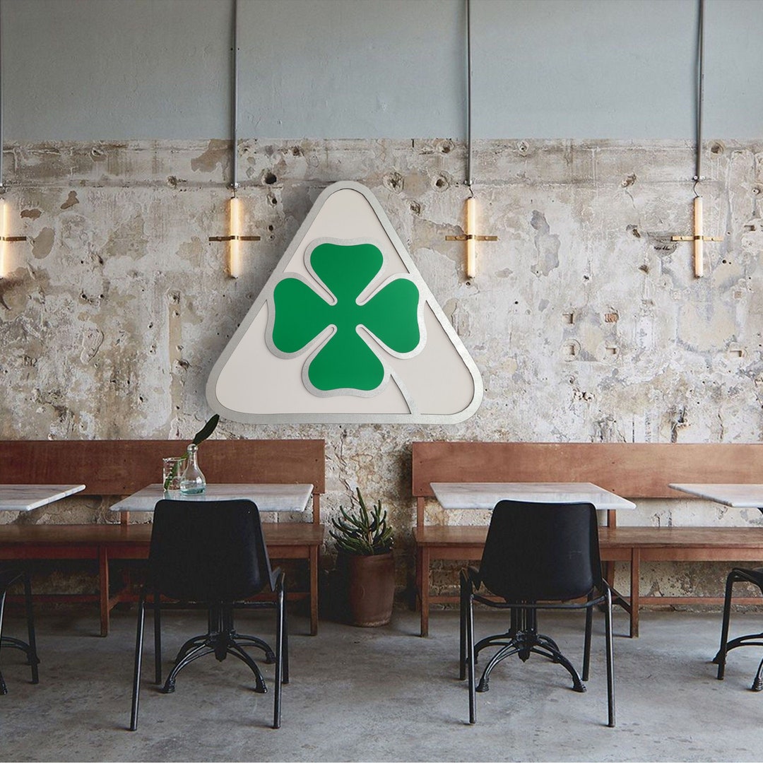 Kiwistar Adesivo Murale Quadrifoglio 6 Dimensioni – Wall Sticker Verde, 96x76 Cm, Rimovibile E Riutilizzabile Per Pareti, Vetro, Piastrelle