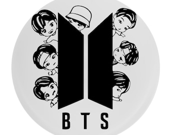 BTS svg, Kpop star svg, Clean cut svg file, BTS Silhouette Logo SVG