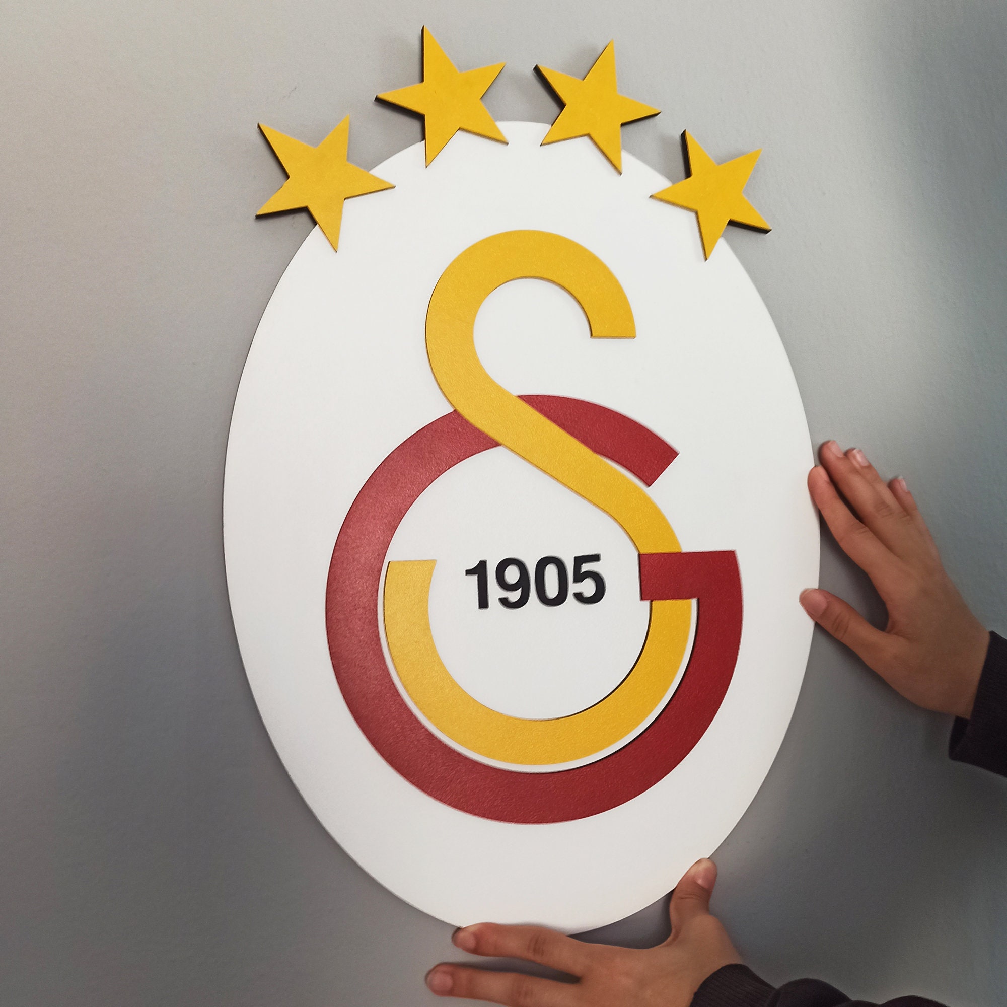 Galatasaray Logo Deko Wappen aus Pla