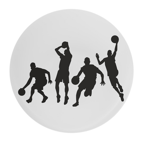 Silhouette of People Playing Basketball svg Basketball Svg Cut files for Cricut, Basketball Silhouette Svg