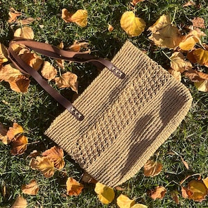 Wicker Handmade Purse Bag, Crochet Raffia Purse, Natural Shoulder Bag, Tan Tote Bag, Good Mood Bag, Handcrafted Stylish Tote Bag For Gift
