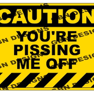 Cuidado, você está me irritando por causa de camisetas, adesivos e muito mais! jpg png pdf